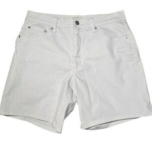 Jessica Simpson White Denim Shorts Women's Size 6/28 Mid Rise Stretch